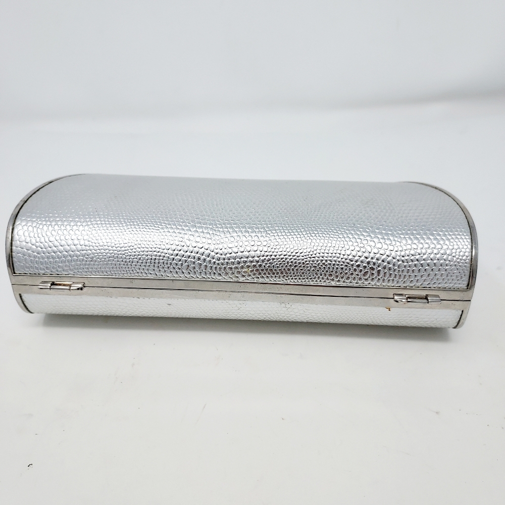 🔴3/$20 Silver Hard Case Cocktail Purse - Picture 6 of 12